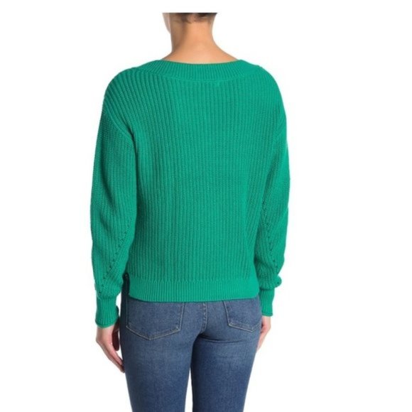 Abound Cable Knit V-Neck Pullover - Picture 2 of 4